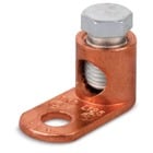 Type L - Copper Single Conductor, One-Hole Mount, Hex, Conductor Range 8 Sol-1/0 Str, Length 1-1/2 Inches, Width 47/64 Inch, Height 3/4 Inch