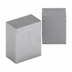 Type 1 junction boxes, 12" height, 6" length, 12" width, NEMA 1, Screw cover, SC NK enclosure, Surface mounted, Small single door, No knockout, Thru holes, Carbon steel