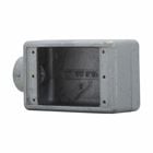 Eaton Crouse-Hinds series Condulet FD device box, Deep, Feraloy iron alloy, Single-gang, 3/4"
