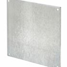 Eaton B-Line series panels and panel accessories, NEMA 1, Smooth brushed, Galvanized steel, Panels and panel accessories, Fits 30" X 24" enclosures, NEMA flanged panels