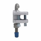 Eaton Crouse-Hinds series LCC cable tray conduit clamp, Cast iron, 1-1/2", For use with outside rail tray