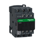 IEC contactor, TeSys Deca, nonreversing, 9A, 5HP at 480VAC, up to 100kA SCCR, 3 phase, 3 NO, 120VAC 50/60Hz coil, open style